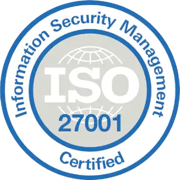 VisionR certified ISO 27001